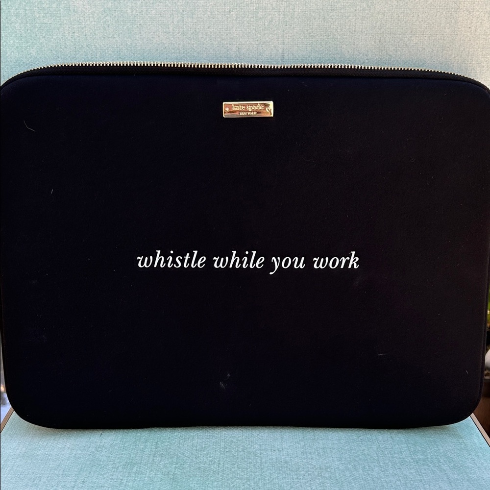 Kate Spade Padded Black Laptop Case